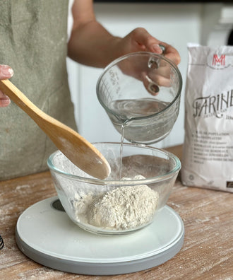Spatule en bois pour levain