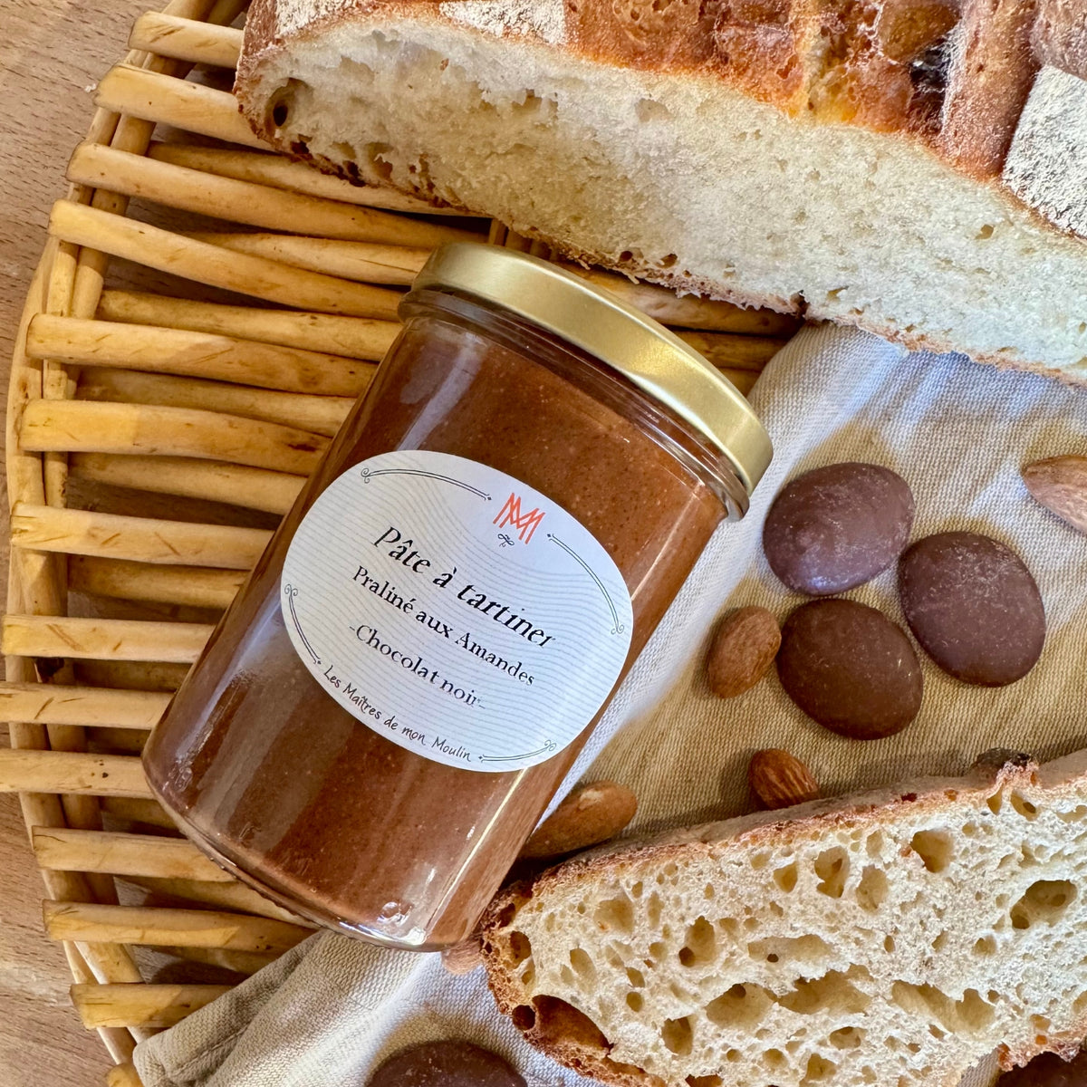 Pâte à tartiner - Amandes & Chocolat noir 72%