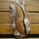 Pain au levain à la farine semi-complète de Barbu du Roussillon - blé ancien