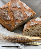 Pain au levain à la farine semi-complète de Blé de population - blé ancien