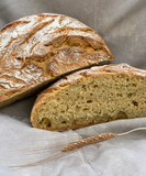 Pain au levain à la farine semi-complète de petit-épeautre - blé ancien au gluten faible