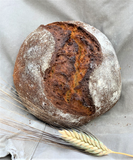 Pain au levain à la farine semi-complète de khorasan - kamut- blé ancien