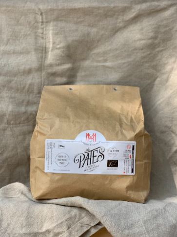 Pâtes artisanales à la farine de blé ancien bio - Khorasan Kamut