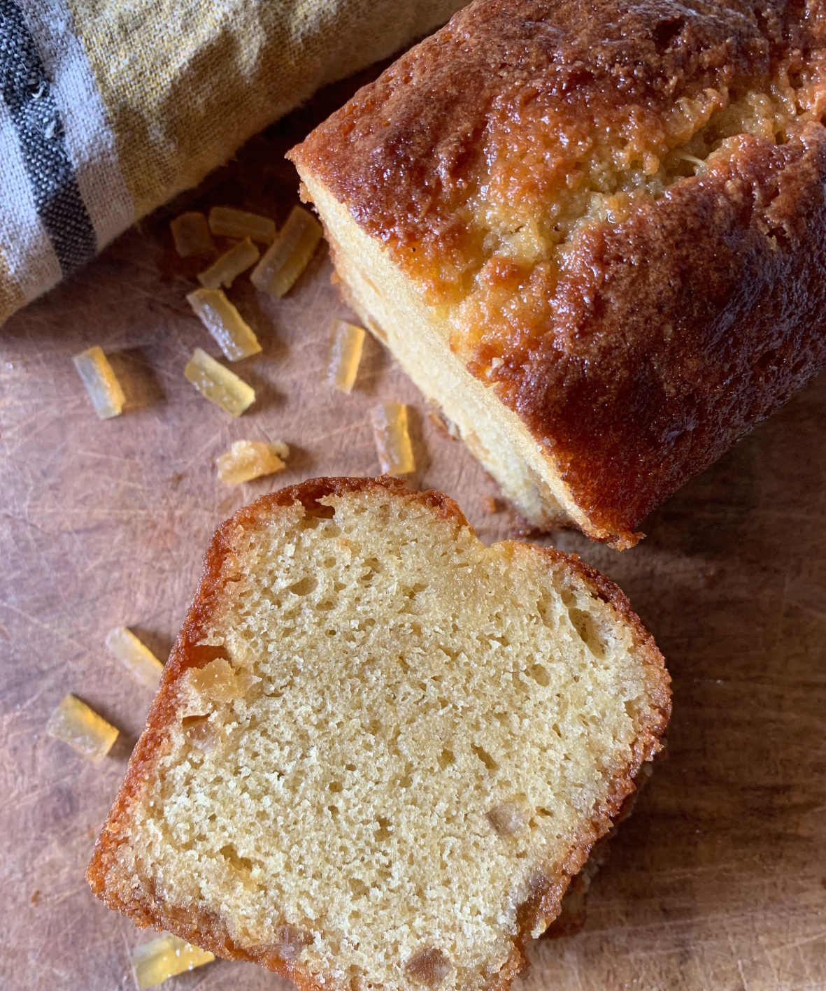Cake à l'engrain aux citrons confits