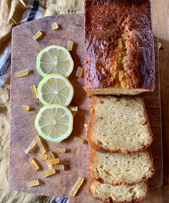 Cake à l'engrain aux citrons confits 2