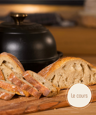 Cours vidéo "Faisons le Pain de Barbu du Roussillon en cocotte ensemble" - Cours seul