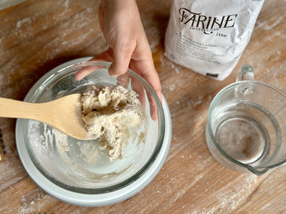 Spatule en bois pour levain