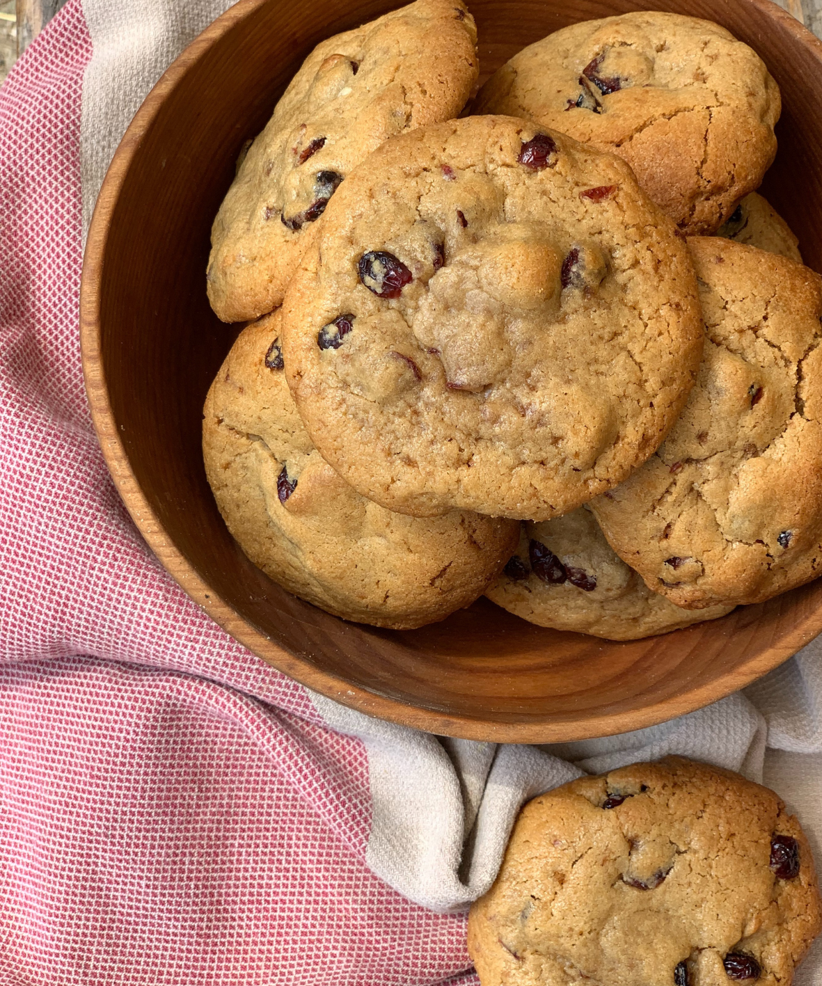 Cookies aux cranberries et blés anciens